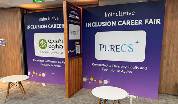 Eye catching trade exhibition stand branding