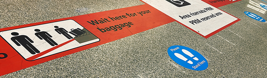Floor Sticker Printing - TangenC Media