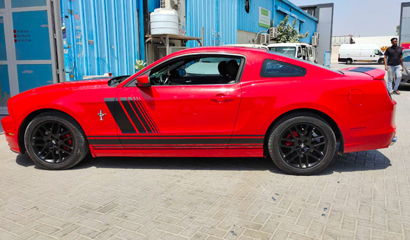 Vehicle Decals service example