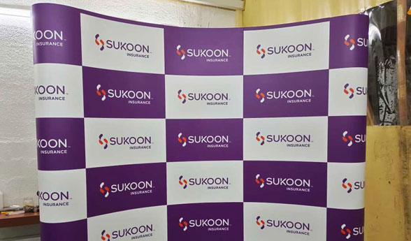 Pop up Display Banners service example