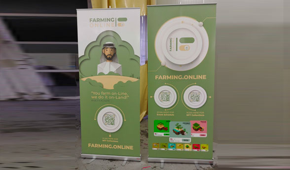 Rollup Banners service example