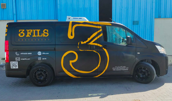Vehicle Decals service example