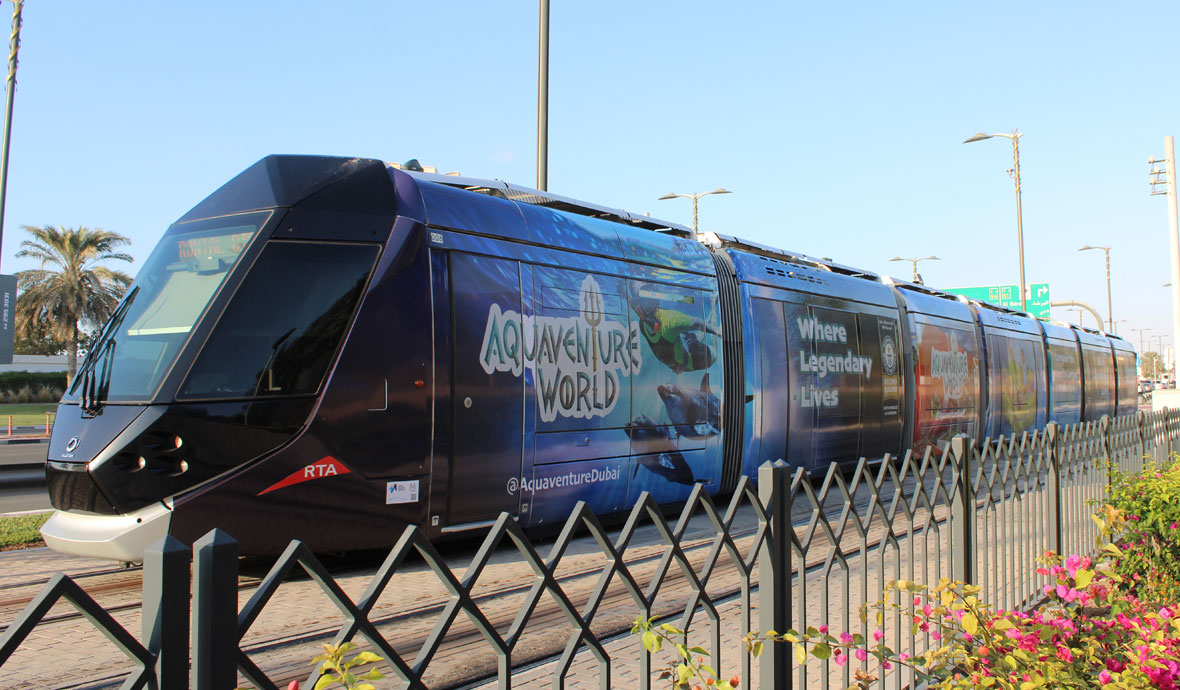 Dubai Tram Advertising: Branding on the City’s Most Stylish Route service example